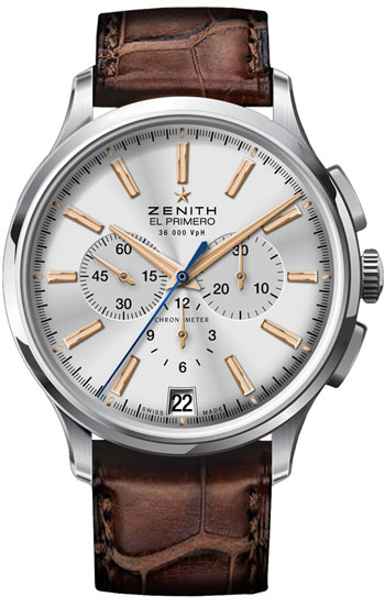 Zenith Captain Chronograph Mens Watch Model: 03.2110.400-01.C498