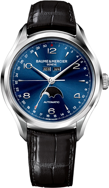 Baume & Mercier Clifton Calendar and Moonphase Mens Watch Model: 10057