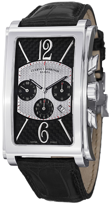 Cuervo Y Sobrinos Prominente Gran Premio Mens Watch Model: 1014.1NA-LBK1