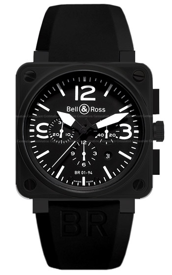 Bell & Ross BR01-94 Carbon Mens Watch Model: BR01-94-CARBON