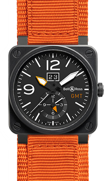 Bell & Ross BR03 Mens Watch Model: BR0351-GMT-CA