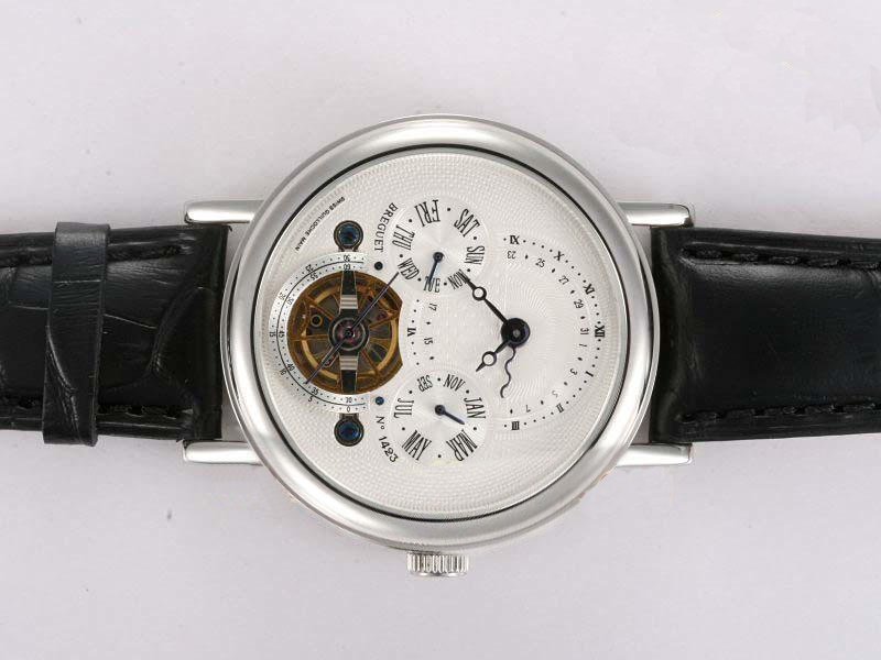 Breguet Classique Tourbillon 3757PT1E9V6 Manual Winding White Dial Round Watch