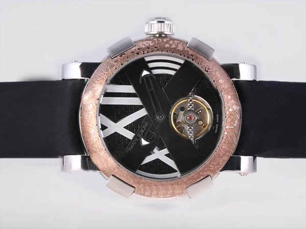 Romain Jerome Ceramic variations TO.T.BBB22.00.BB Stainless Steel Case Round Watch