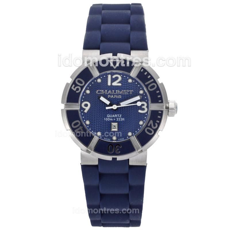 Chaumet Class One Blue Dial with Rubber Strap