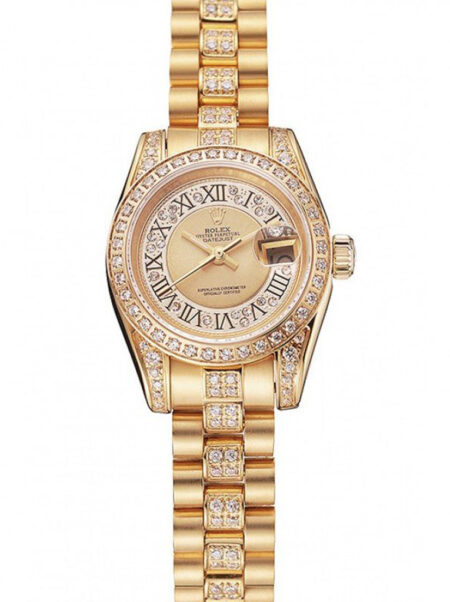 Superclone Rolex Datejust Gold Dial 1453953
