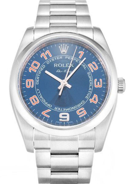 Replica Rolex Air-King Blue Dial 114200