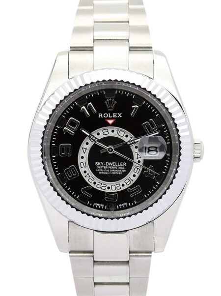 Replica Rolex Sky-Dweller Black Dial 326938