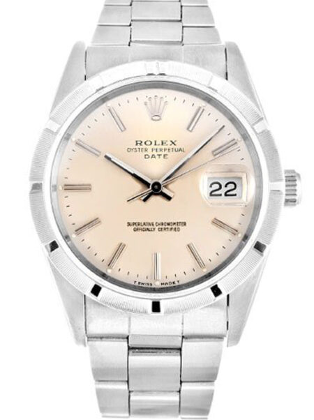 Replica Rolex Oyster Perpetual Date Silver Dial 15210