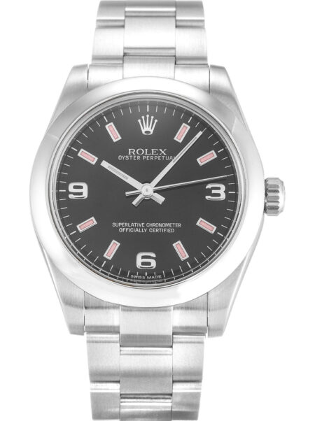 Replica Rolex Oyster Perpetual Lady Black Dial 177200