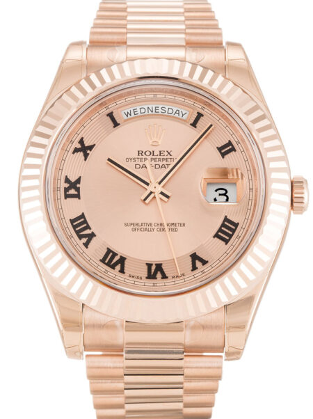 Replica Rolex Day-Date II Rose Dial 218235