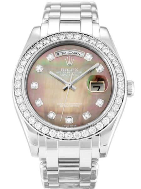 Replica Rolex Day-Date Mother of Pearl - Black Dial 18946