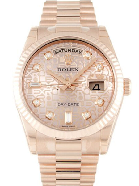 Replica Rolex Day-Date Rose Dial 118235 F