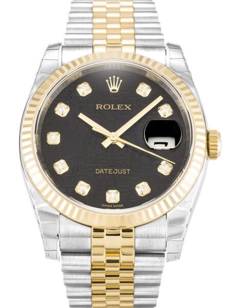 Replica Rolex Datejust Black Jubilee Dial 116233