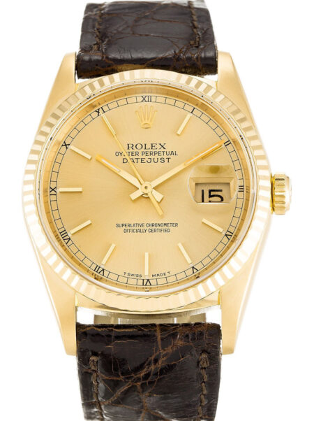 Replica Rolex Datejust Champagne Dial 16238