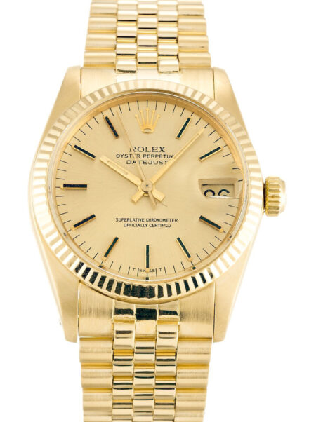 Replica Rolex Datejust Mid-Size Champagne Dial 6827