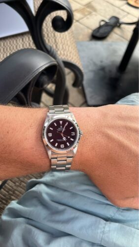 Replica Rolex Explorer Black Dial 98087 photo review