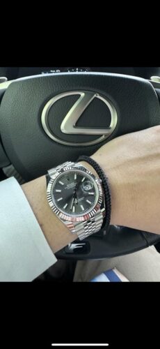 Replica Rolex Datejust Green Dial 126334 Jubilee 41 mm photo review