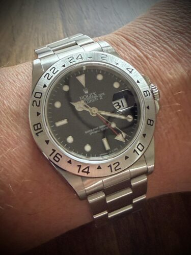 Replica Rolex Explorer Black Dial 16550 photo review