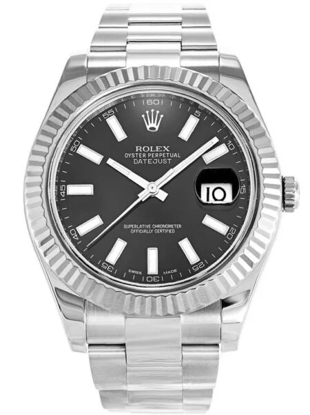 Replica Rolex Datejust Black Dial 116334