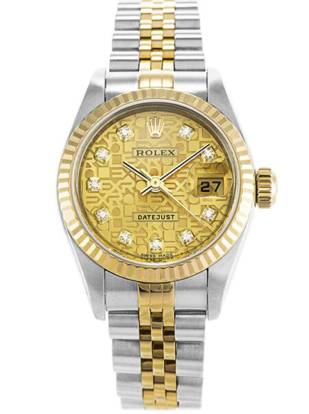 Replica Rolex Datejust Gold Dial 79173