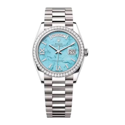 Replica Rolex Day-Date Turquoise Dial 128349RBR