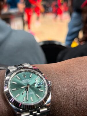 Replica Rolex Datejust Green Dial 126334 Jubilee 41 mm photo review