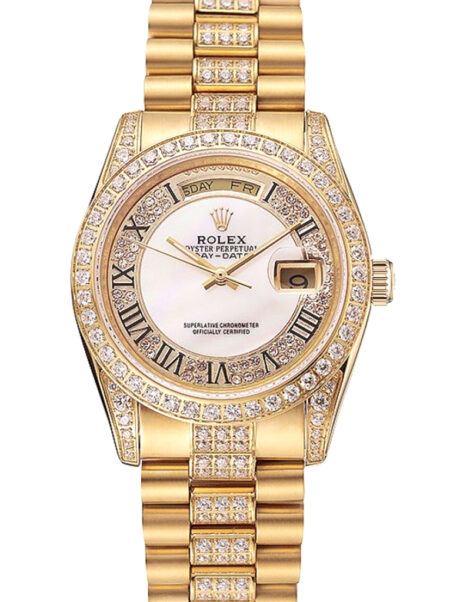 Superclone Rolex Day-Date White Dial 1453958