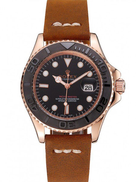 Replica Rolex Yacht-Master Black Dial 1453861