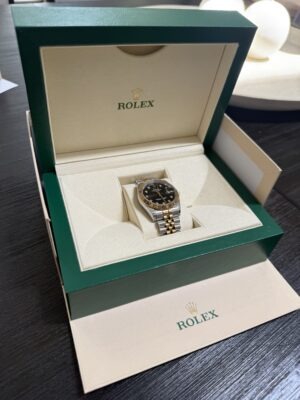 36mm Black Dial Replica Rolex Datejust new in box