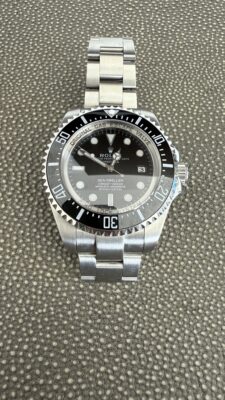 Replica Rolex Deepsea Black Dial 116660 photo review