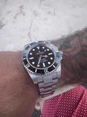 Replica Rolex Submariner Black Dial 124060 No-Date photo review