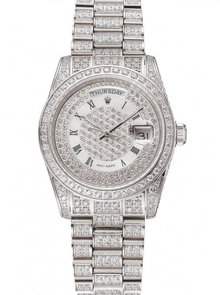 Superclone Rolex Day-Date White Dial 1453950