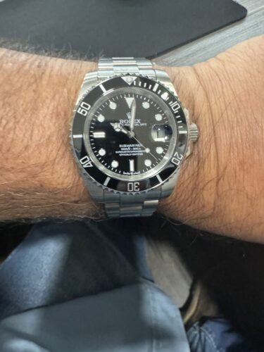 Replica Rolex Submariner Black Dial 126610LN photo review