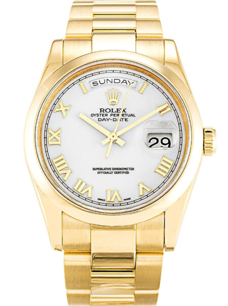 Replica Rolex Day-Date White Dial 118208