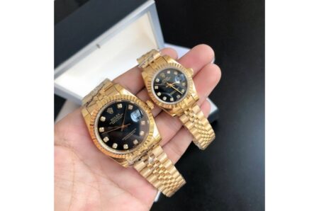 Replica Rolex Datejust RG/RG Jub Black/Dial