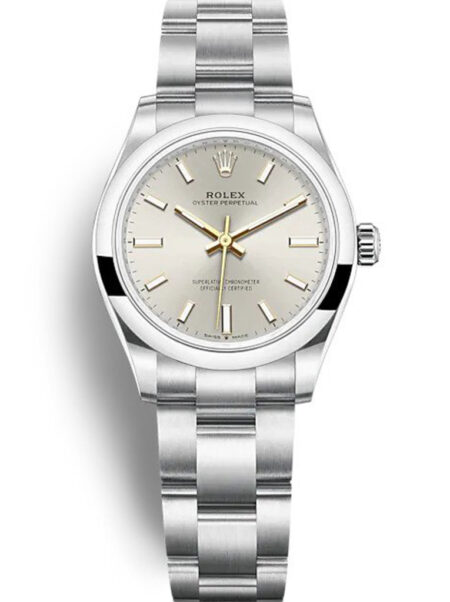 Replica Rolex Oyster Perpetual Lady Silver Dial 277200