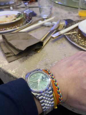 Replica Rolex Datejust Green Dial 126334 Jubilee 41 mm photo review