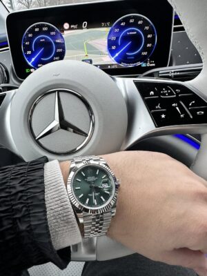 Replica Rolex Datejust Green Dial 126334 Jubilee 41 mm photo review