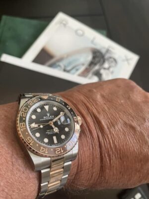 Superclone Rolex GMT-Master II Black Dial 126711CHNR Root Beer photo review