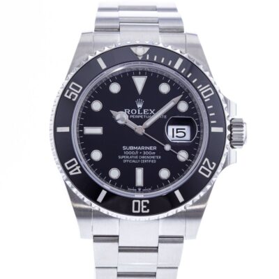 Replica Rolex Submariner Black Dial 126610LN Perspective View