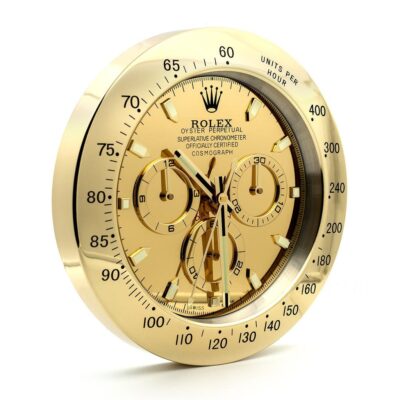 Replica ROLEX WALL CLOCK – DAYTONA FULL GOLD