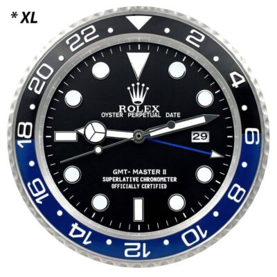 Replica ROLEX WALL CLOCK – GMT MASTER II BATMAN