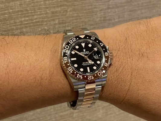 Superclone Rolex GMT-Master II Black Dial 126711CHNR Root Beer photo review