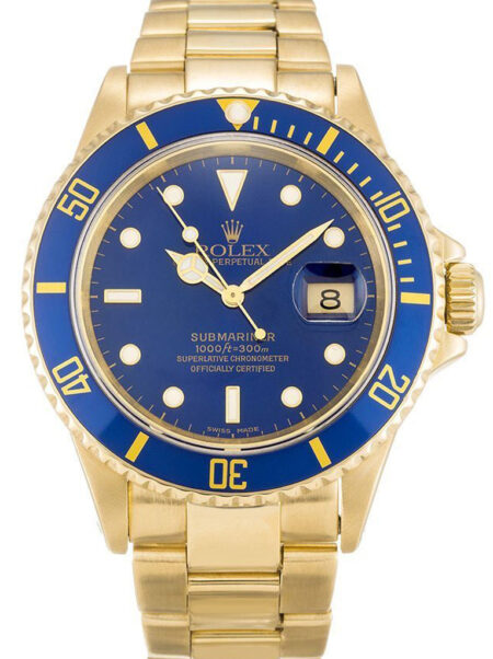 Replica Rolex Submariner Blue Dial 16618LB