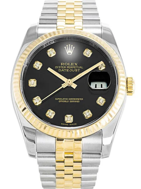 Replica Rolex Datejust Black Dial 116233