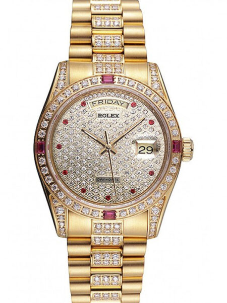 Superclone Rolex Day-Date Diamond Dial 621614