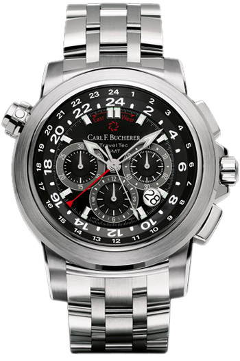 Carl F. Bucherer Patravi Traveltec GMT Mens Watch Model: 00.10620.08.33.21