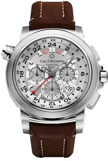 Carl F. Bucherer Patravi Traveltec GMT Mens Watch Model: 00.10620.08.63.01