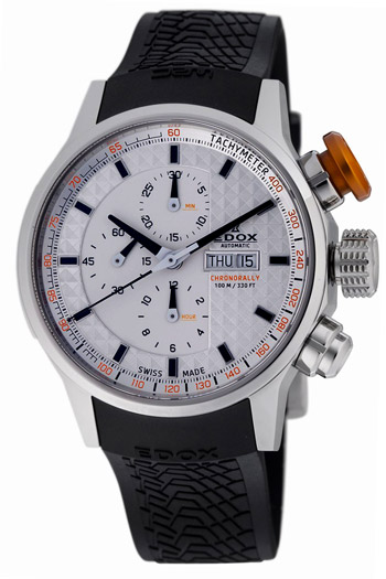 EDOX WRC Automatic Chronorally Watch Mens Watch Model: 01110-3-AIN