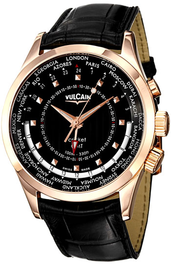 Vulcain Aviator Cricket GMT 2009 Mens Watch Model: 100535.223L